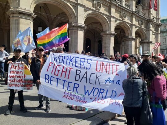 Migrante Austria commemorates 134th International Labor Day